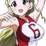 Akebi Sasaki from Girls und Panzer: Motto Love Love Sakusen desu!